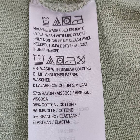 Zuda Green Hoodie Pullover Size XXS Pastel Green Activewear Top - Picture 7 of 7